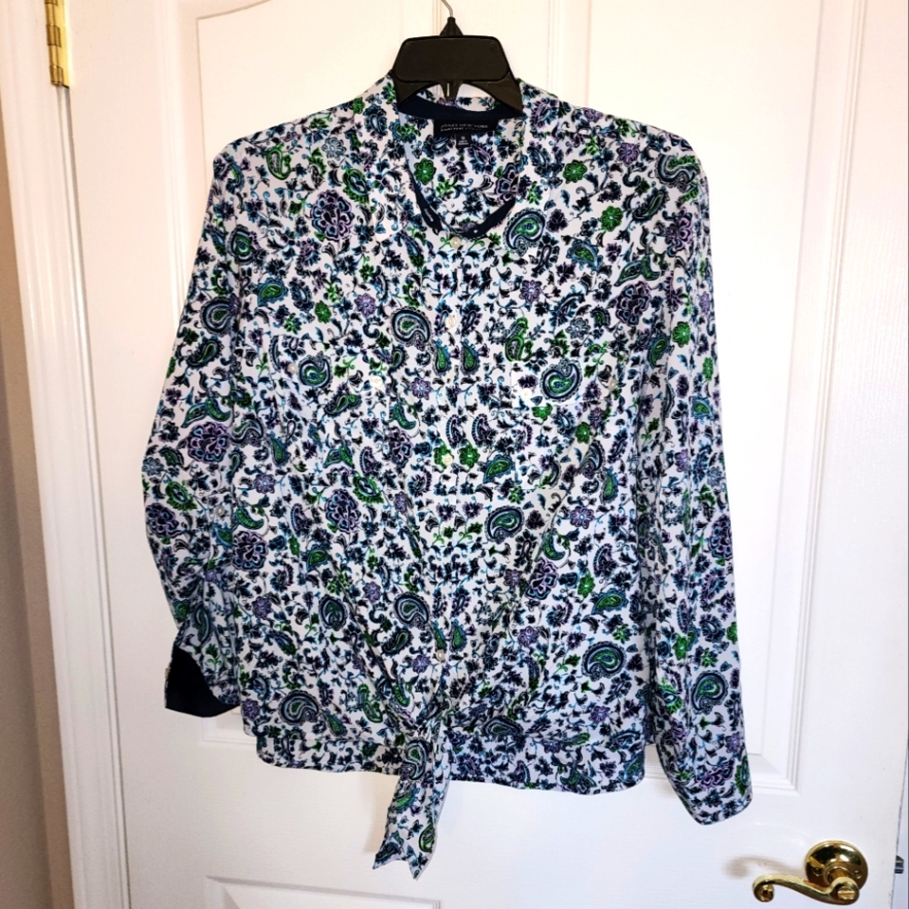 JONES NEW YORK Button up Blouse